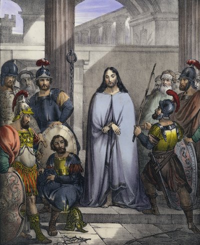 I soldati romani scherniscono Cristo da Siegfried Detler Bendixen